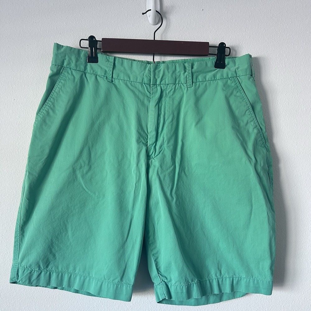 Polo Ralph Lauren Golf Shorts‎ Mens 34 Green Stretch Classic Chinos Khaki Spring